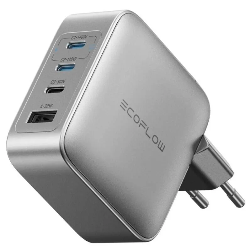 EcoFlow RAPID Pro nabíjačka (140W, 4 porty, GaN)